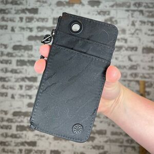 ATHLETA | black zipper wallet coin purse